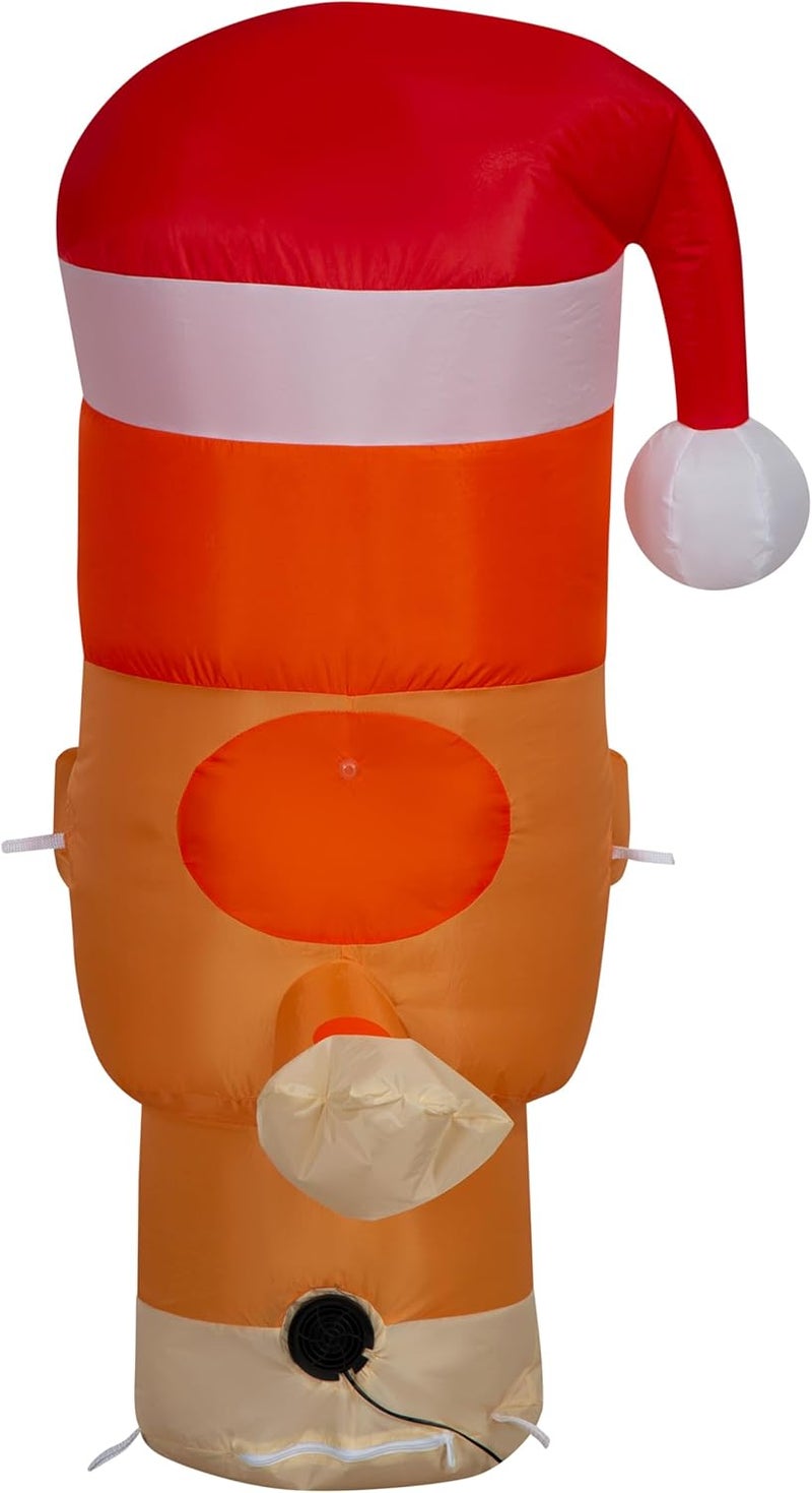 Gemmy Christmas Inflatable Bingo with Present (Bluey), 3.5 ft Tall, Multi - Image 4